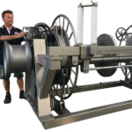 MAi-1E-5.000 - Maquinilla Arrastre 2 carretes en un eje Inoxidable (guiador central) - Imagen 2